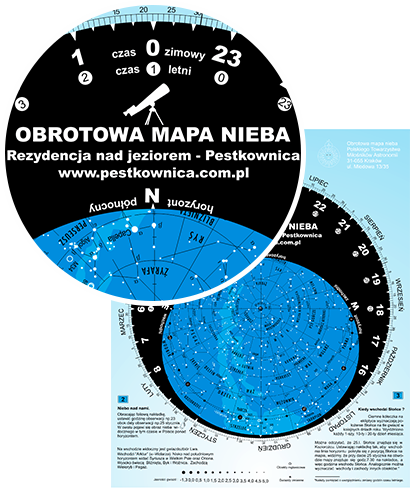 Obrotowa Mapa Nieba - Wydanie specjalne na zlecenie Uniwersytetu Jagiellońskiego w Krakowie